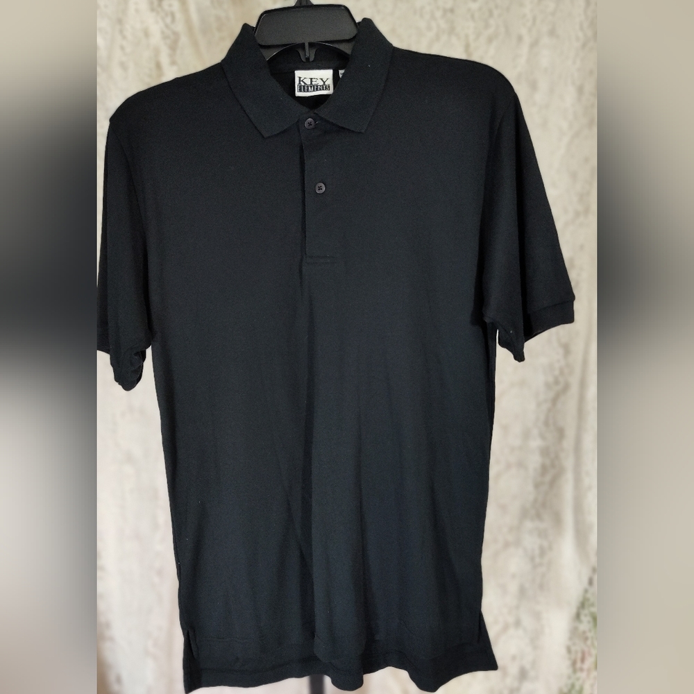 Key Elements Black Polo Shirt Size M NWOT